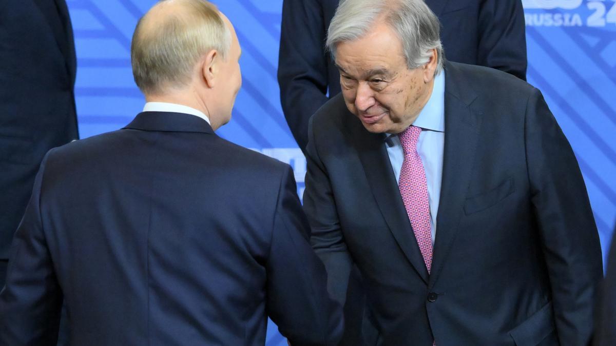 Guterres se reúne con Putin en Rusia para hablar de Ucrania