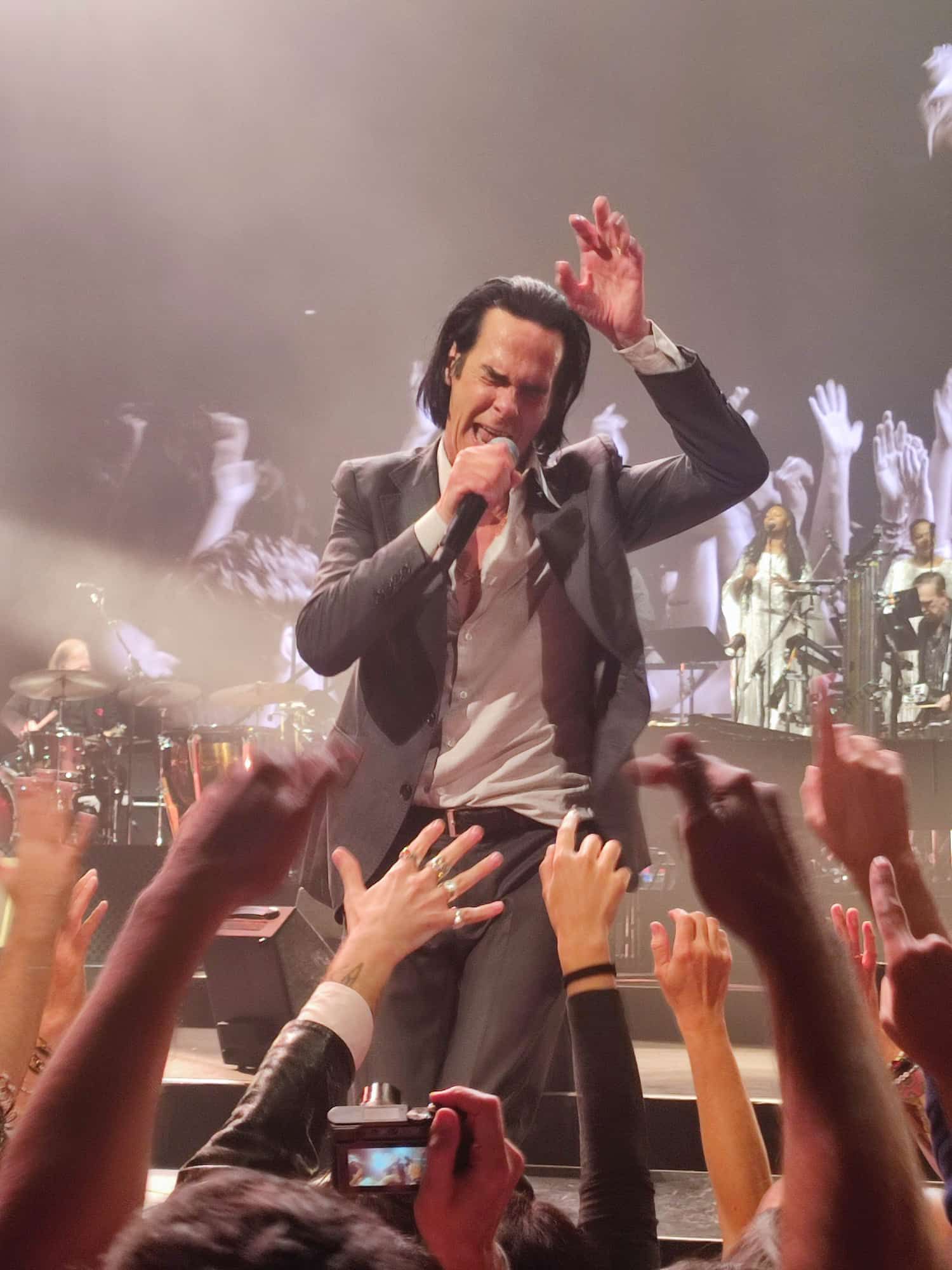 Nick Cave durante su concierto en WiZink Center