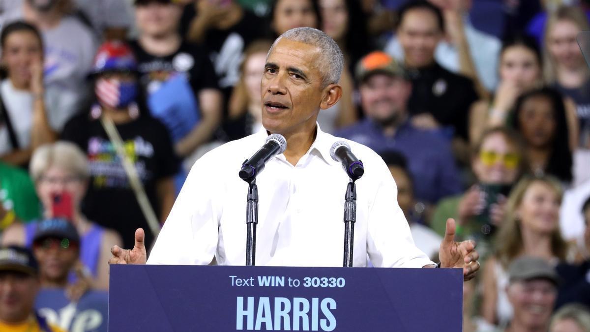 Obama ataca a Trump en Arizona, uno de los talones de Aquiles de Harris