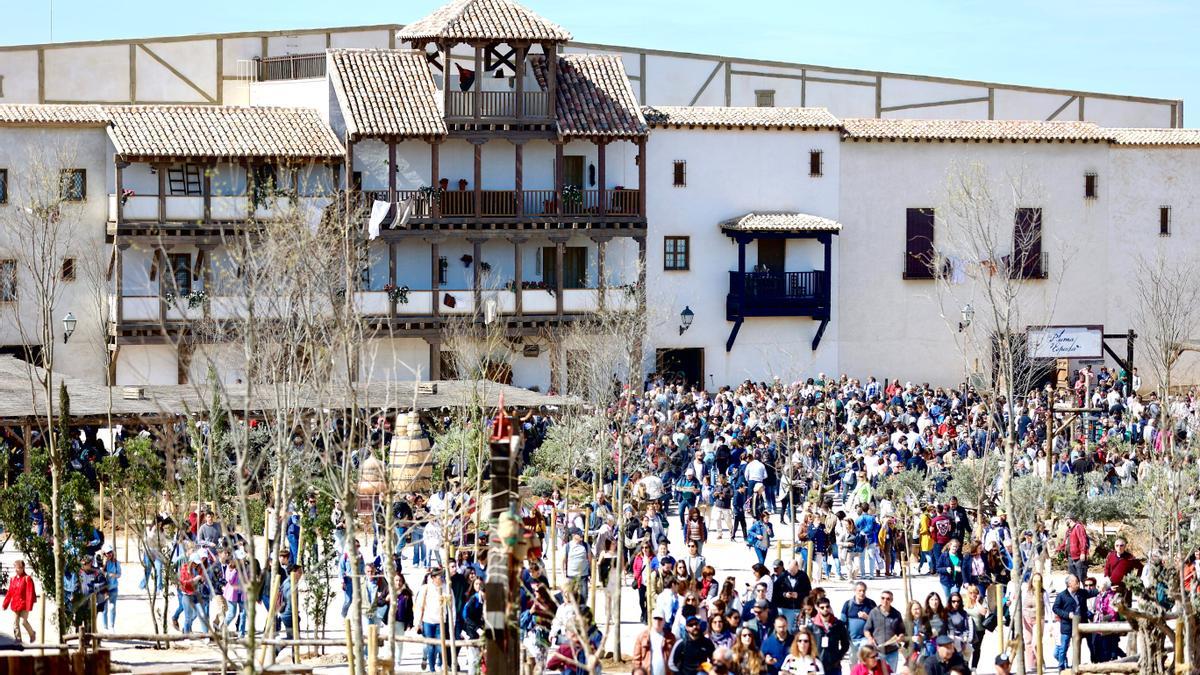 La entrada de uno de los espectáculos de Puy du Fou