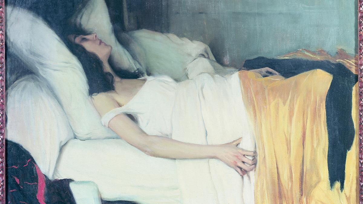 'La morfina' de Santiago Rusiñol en la exposición 'De Montmartre a Montparnasse. Artistas catalanes en París, 1889-1914'