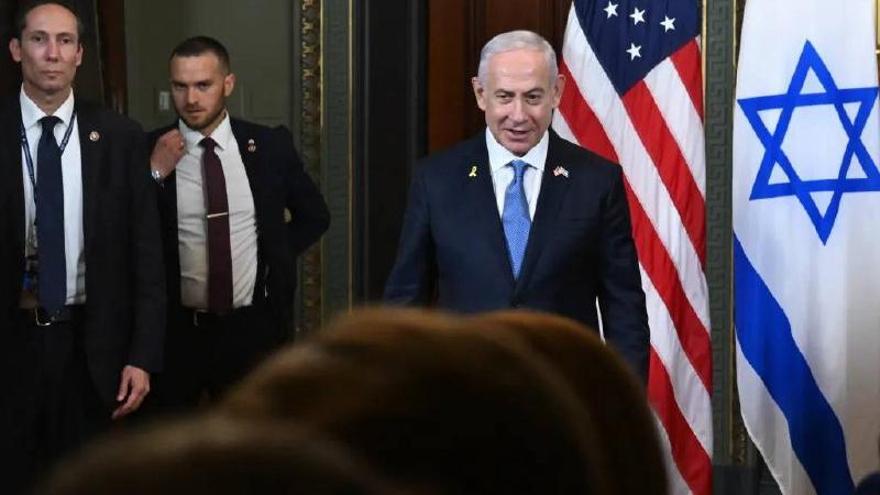 Netanyahu en su visita al Congreso de EEUU el pasado mes de julio