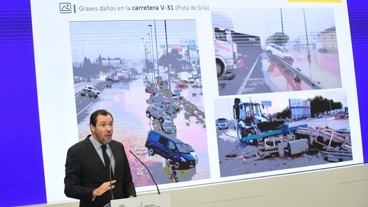 El primer cálculo de Transportes y la Generalitat sobre los daños de la DANA: 2.600 millones en infraestructuras