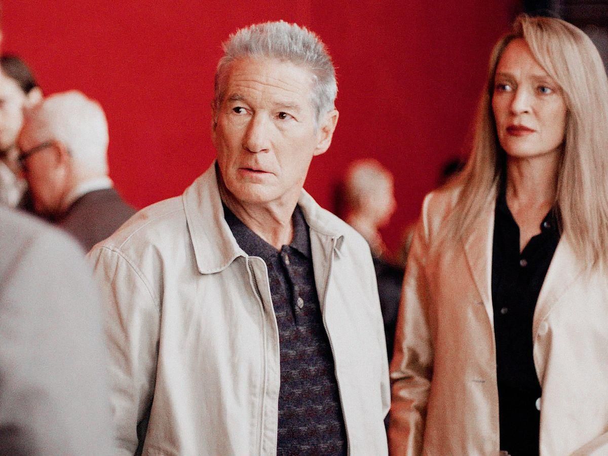 Richard Gere y Uma Thurman, en 