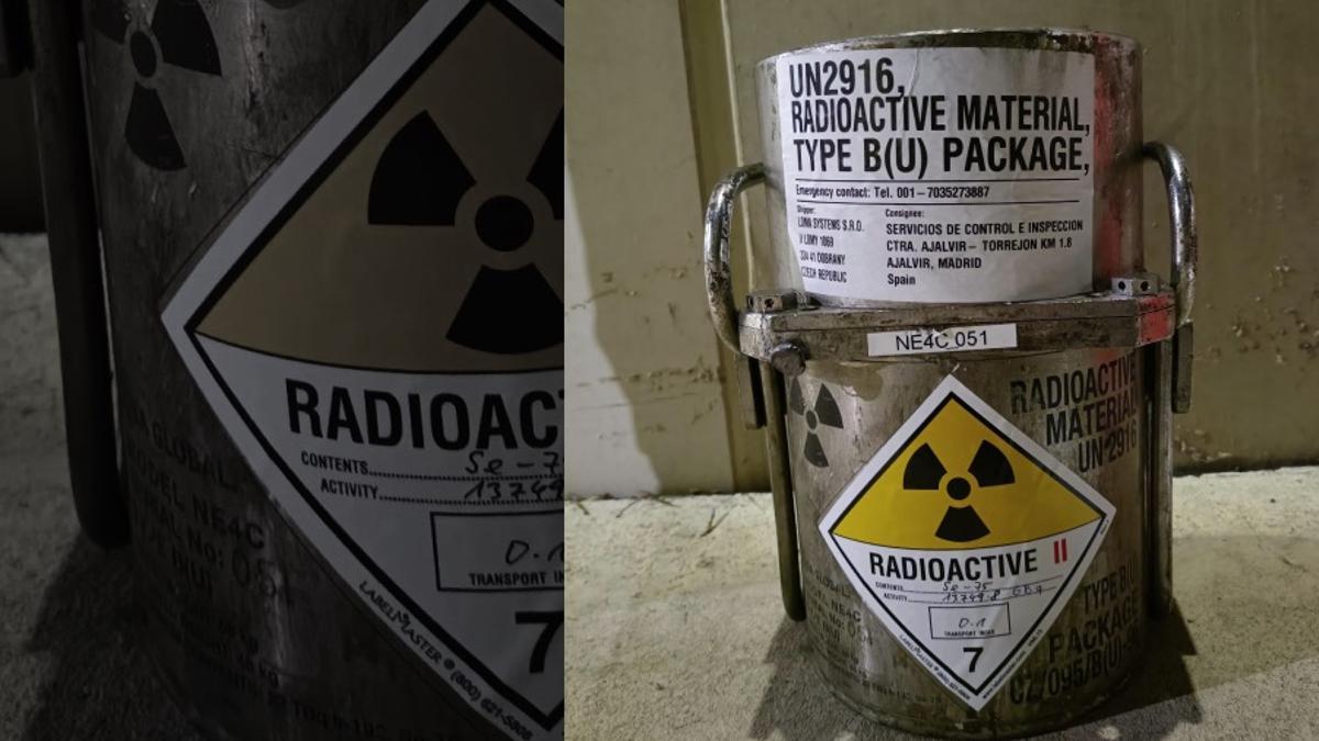 El Consejo de Seguridad Nuclear localiza con éxito el bulto radiactivo extraviado en el aeropuerto de Barajas