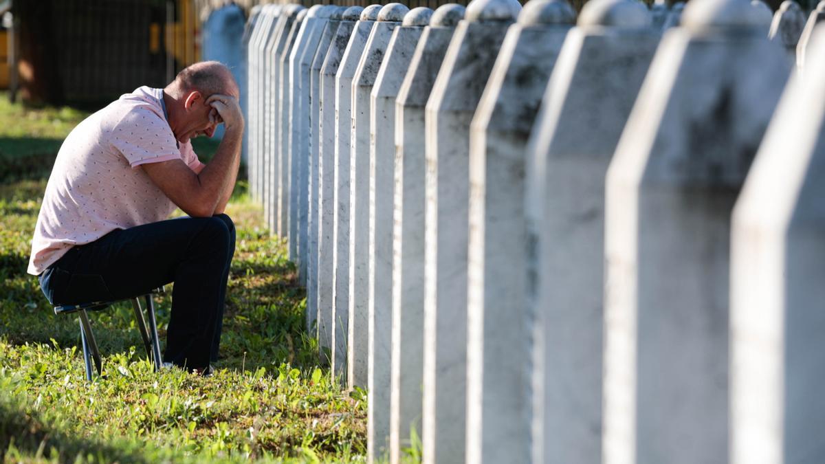 Una imagen tomada en 2022, en el día Internacional de Reflexión y Conmemoración del Genocidio de Srebrenica de 1995