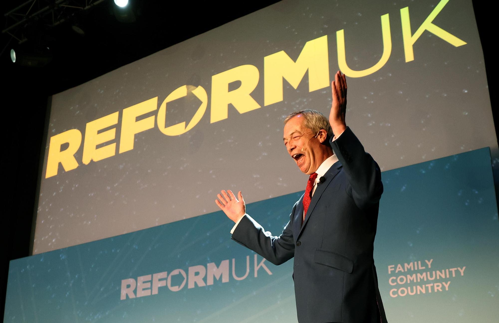 El líder de Reform UK, Nigel Farage