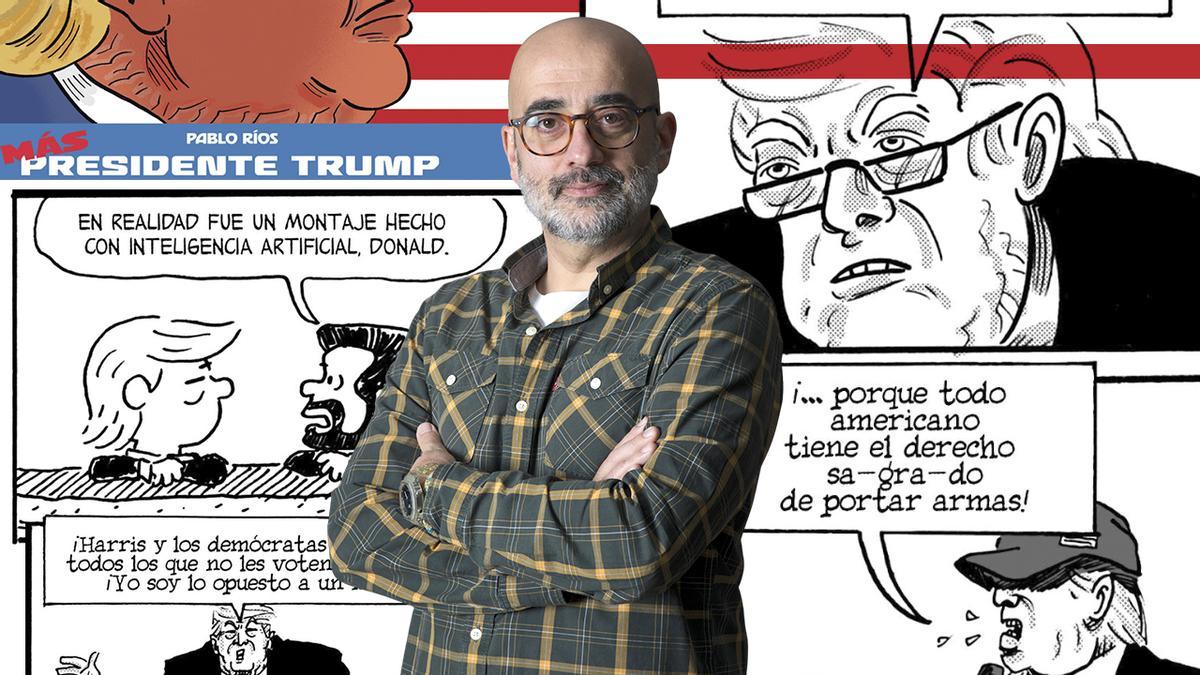 Pablo Ríos publica un ácido cómic sobre Trump, 