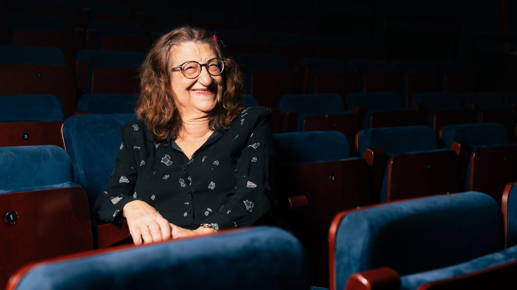 Mamen García, en las butacas del Teatro de La Abadía