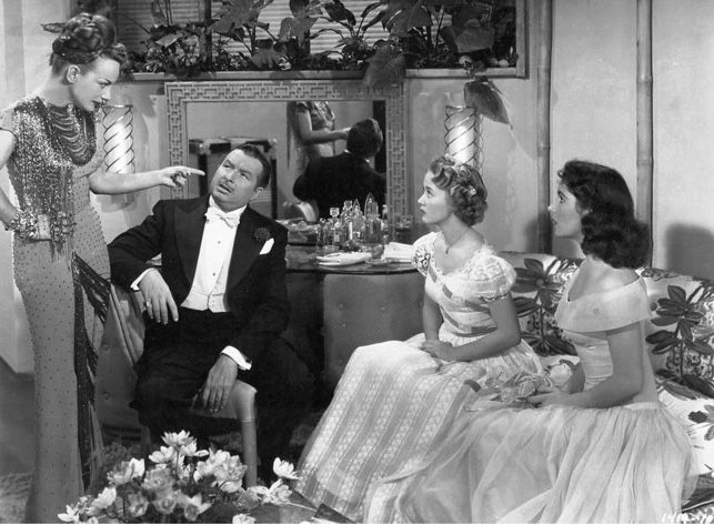 Carmen Miranda, Xavier Cugat, Jane Powell and Elizabeth Taylor en 