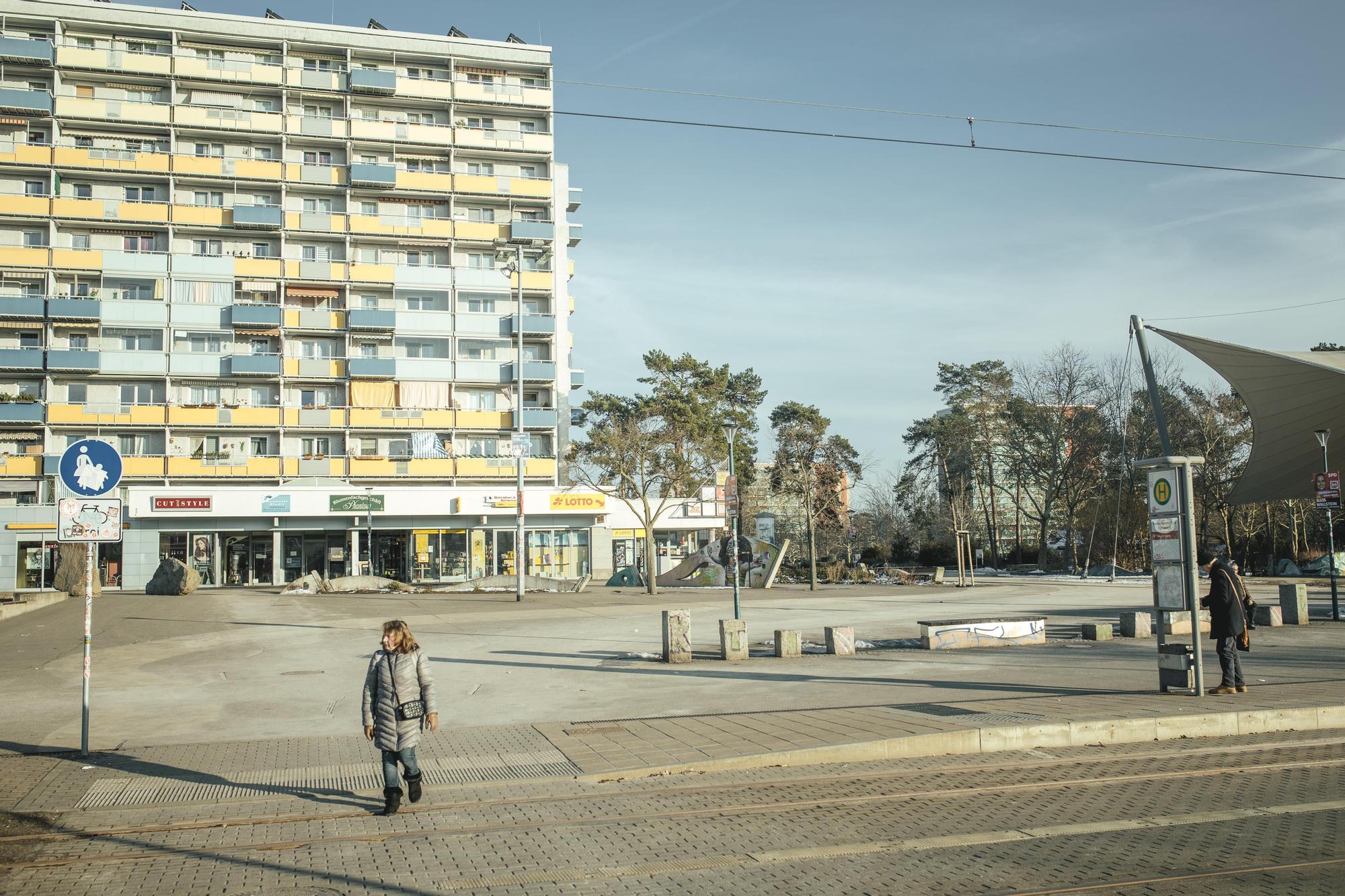 Un bloque de viviendas en la periferia de Cottbus.