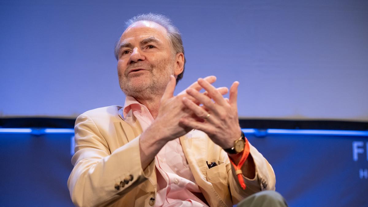 El historiador Timothy Garton Ash en el Hay Festival en mayo de 2023.