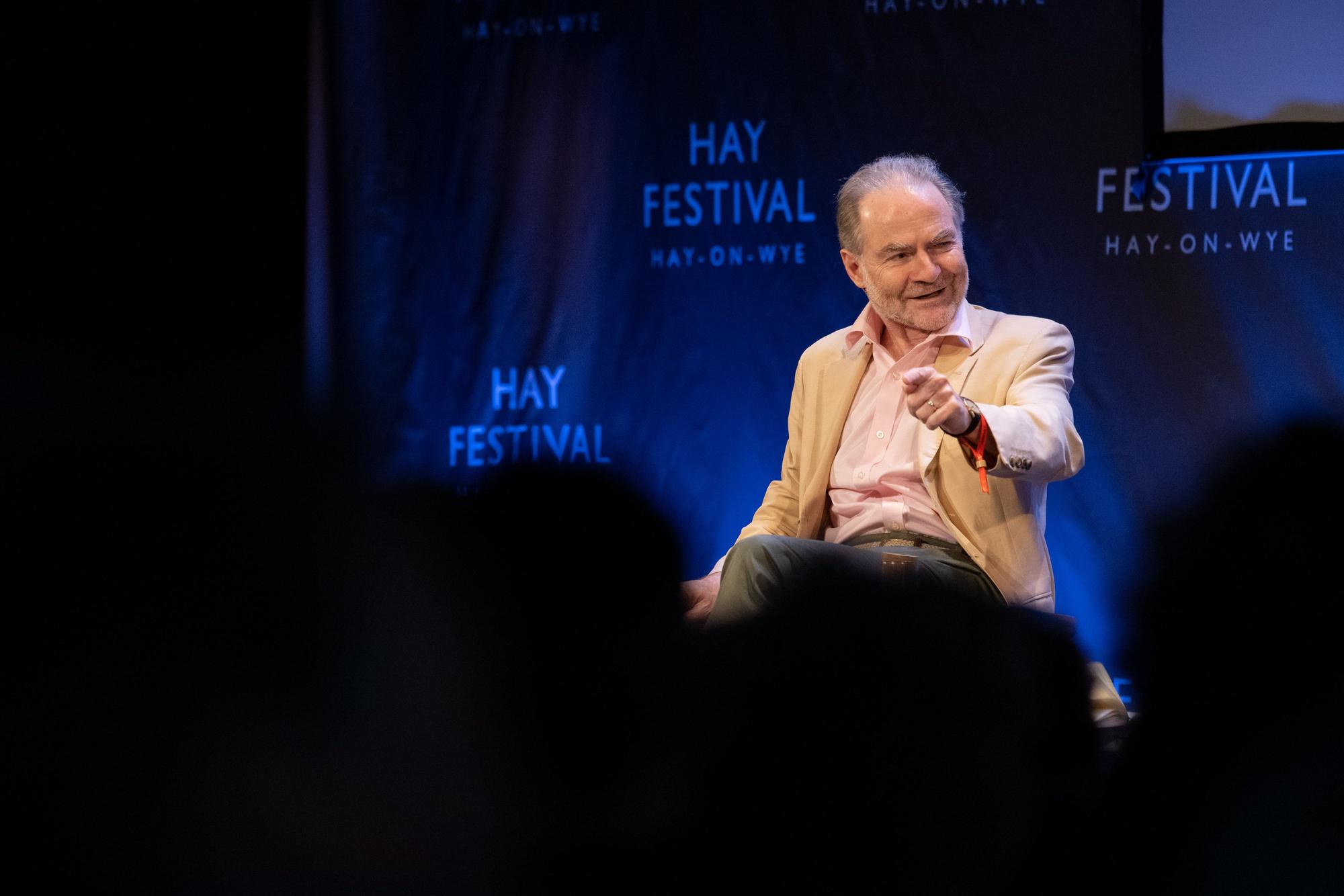 El historiador Timothy Garton Ash en el Hay Festival, en Gales, en mayo de 2023.