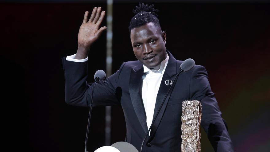 Abou Sangare con el César al Mejor actor revelación del año