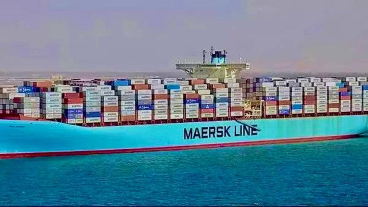Un barco de la naviera Maersk