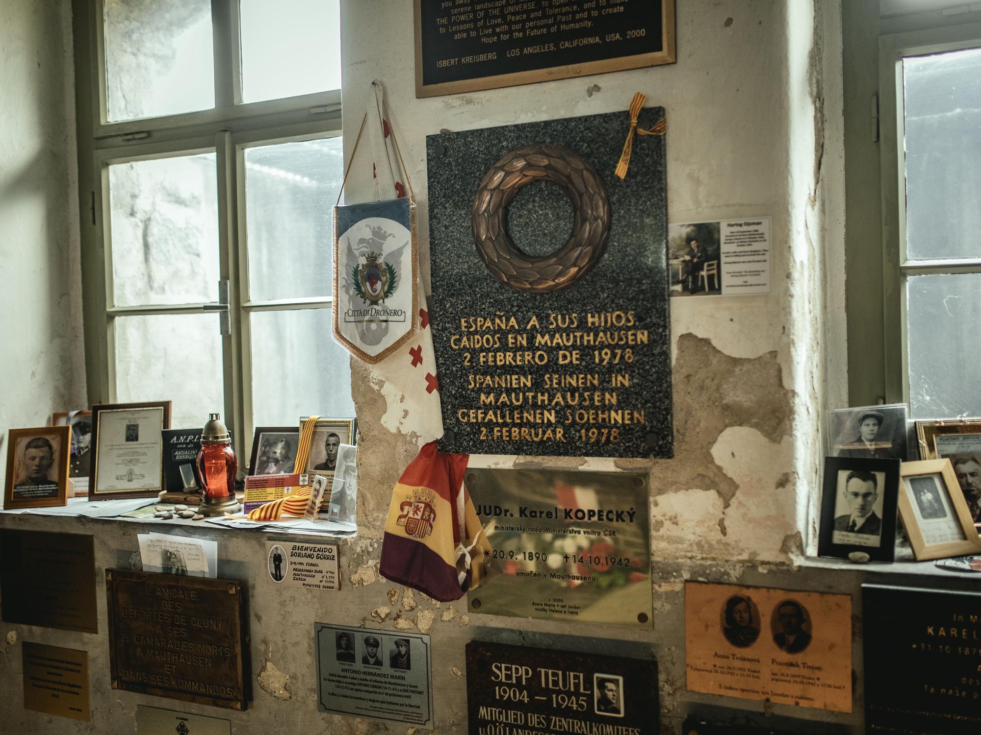 Espacio de memoria dedicado a los españoles deportados a Mauthausen.