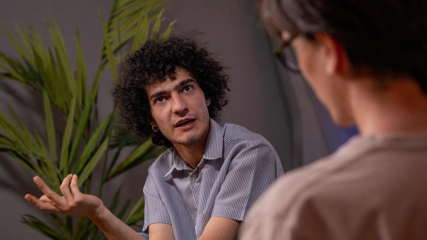 Mario Obrero, en la redacción de elDiario.es