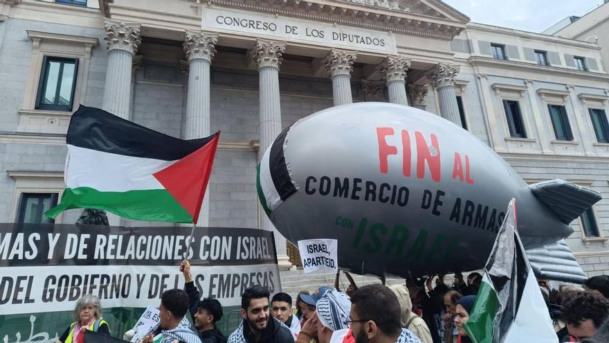 Manifestación unitaria este sábado en Madrid, por el fin del comercio de armas con Israel y un embargo integral