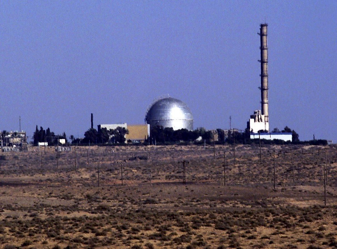 Fotografía del año 2000 de las instalaciones nucleares israelíes de Dimona.