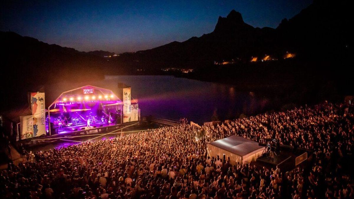 Imagen durante uno de los conciertos del festival Pirineos Sur en 2025